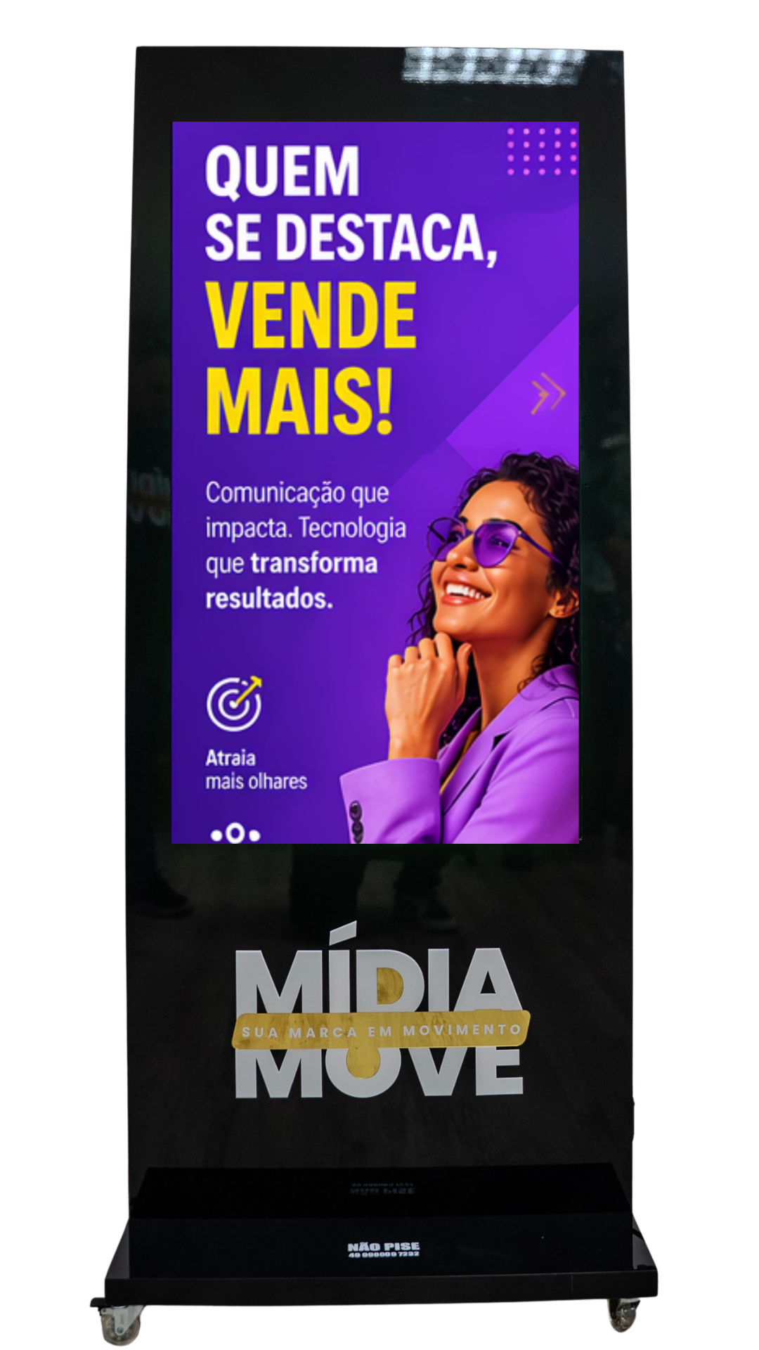 Totem Mídia Move chamando atenção
